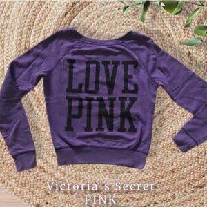 Vintage VICTORIA'S SECRET PINK "Love Pink" Logo Pullover Sweater
